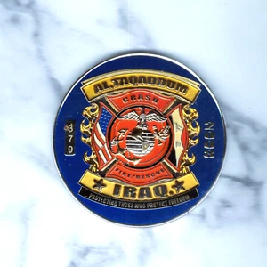 SPECTACULAR HISTORICAL AL. TAQADUMM OPERATION IRAQI FREEDOM CHALLENGE COIN, ND - Picture 1 of 3