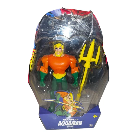 DC Batman Brave and the Bold Aquaman Sea Spear Action Figure NIP Damaged Pack Cover