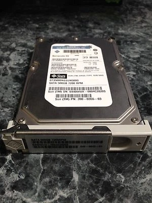 Sun 390-0355 Barracuda ES 500GB 7200RPM SATA ST3500630NS - Image 1 of 3