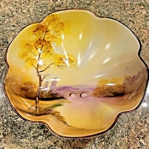 Hand Painted, Antique, Porcelain, Bowls, Plates - Picture 1 of 7