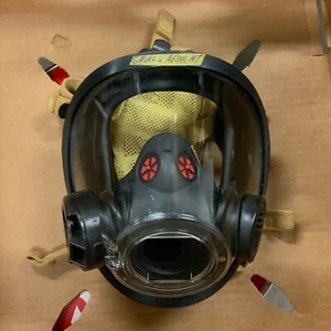 Scott AV-3000 HT Maske 5pt KevlarHeadNet Feuerwehrmann SCBA AIR PAK MASK Gr: Small - Bild 1 von 5