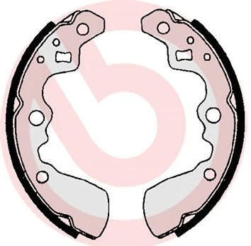 BREMBO Kit mâchoires de frein essieu arrière pour SUZUKI - Photo 1/2