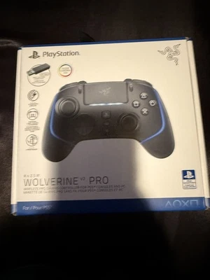 New Razer Wolverine V2 Pro Black RZ06-0471 For Playstation 5 PS5 SEALED - Image 1 of 4