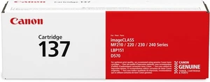 Canon Original Patrone 137 Laserdrucker Toner - Schwarz *VERSIEGELT EXP: 11/2024* - Bild 1 von 8