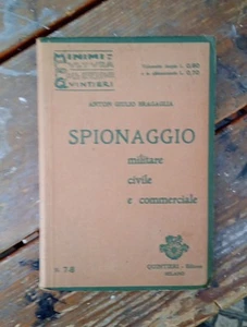 Anton Giulio Bragaglia Zivil- und Handelsspionage. Ex Book Stempel - Bild 1 von 2