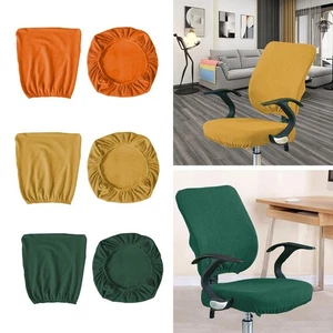 Dining Room Chair Slipcover Stretch Washable Chair Seat Protector for Office - Picture 1 of 36