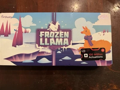 Ducky x MK Frozen Llama Mecha Mini v2 RGB LED 60% red switches - Image 1 of 4