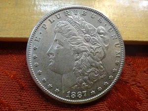 1887-S United States Morgan Silver Dollar $1 Lot 10-2 - No Reserve - Picture 1 of 3