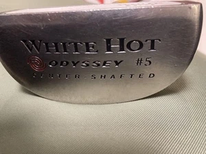 Odyssey WHITE HOT CENTER・SHAFTED Putter 32 Zoll mit Head Cover 498g #5 schön - Bild 1 von 5