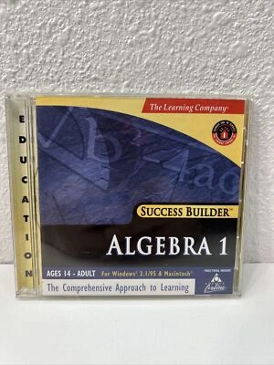 Success Builder PC The Learning Company Algebra 1 - Image 1 of 4