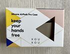 XOU XOU AirPods Hülle - taupe - Pro 1. Gen (2 Gen Comp) - Brandneu - UVP £34,84