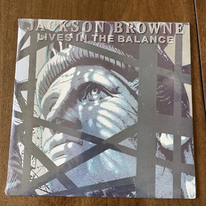 JACKSON BROWNE "LIVES IN THE BALANCE" 1986 LP New In Shrink Wrap, Free Ship! - Picture 1 of 6