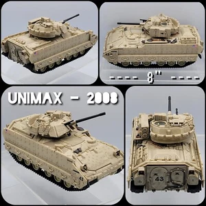 2008 Unimax 8" Model M3A2 Bradley IFV Desert Camo Bravo Team- 1:32 SCALE EUC - Picture 1 of 24
