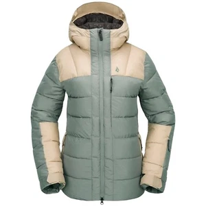 Brand New 2025 Volcom Women's Puffleup Jacket Lichen Green Size S - Picture 1 of 2