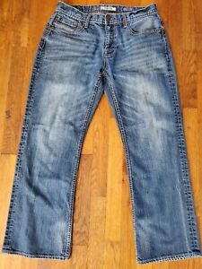 BKE Men's Jeans Size 33x30 Derek Straight Leg Blue Denim Jeans