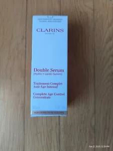 Clarins Double Serum Hydric & Lipidic System 1OZ 30mL controllo completo dell'età LEGGI - Foto 1 di 13