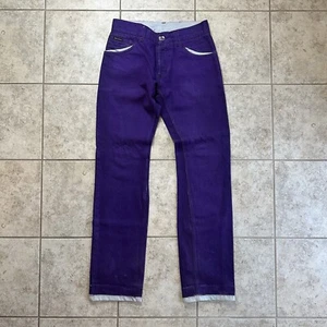 Men’s Dolce & Gabbana Purple Dyed Denim Jeans Size 31x36 - Picture 1 of 7