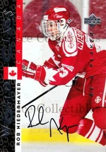 1995-96 Be A Player Auto #184 Rob Niedermayer - Picture 1 of 1