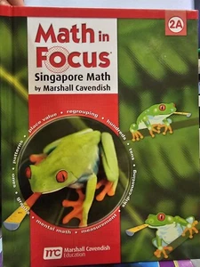Math in Focus: Singapore Math Marshall Cavendish Grade 2 2A Home School Book New - Picture 1 of 1