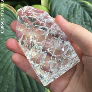 Cracked Ice Quartz Tower Amplification Clarity Energy Flow - Picture 1 of 6