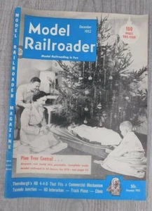 Model Railroader DEC 1952 Vol. 19 No. 12 Trains Hobbies Mancave Vintage Magazine - Picture 1 of 4