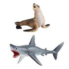 Figurines réalistes d'animaux marins, petites pour les fêtes, cadeaux