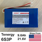 Tenergy Battery Pack 6S3P 9.6Ah 21.6V LG Lithium-Ion w/BMS