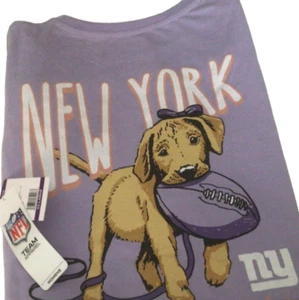 NFL Team Apparel New York Giants Football Dog T-Shirt Women’s XXL NWT - Picture 1 of 11