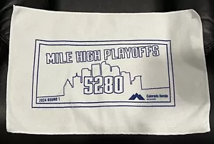 DENVER NUGGETS 2024 NBA PLAYOFFS ROUND 1 RALLY TOWEL - Picture 1 of 3