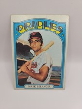 1972 Topps #456 Mark Belanger - Baltimore Orioles VG CONDITION 