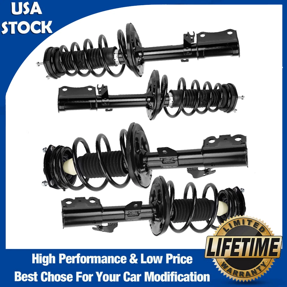 Front & Rear Struts w/ Coil Spring For Toyota Camry Solara Lexus ES330 2004-2006 - Изображение 1 из 4