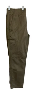 George Men's Slim Cargo Pants Green 34x30 Stretch New 5M58 - Picture 1 of 7