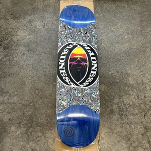 Madness Vision R7 Slick Skateboard Blue Multi 8.5 Deck - Picture 1 of 1