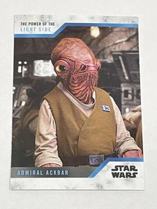 2019 Topps Set 17: Star Wars: The Power of the Light Side #11 - Admiral Ackbar - Picture 1 of 2