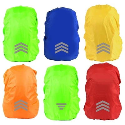 Wasserdichter Rucksack Regenschutz mit Reflektorband elastische Passform für Ou - Bild 1 von 4