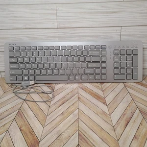 Sony Vaio Klawiatura Model VGP-UKB3US Srebrna klawiatura USB Desktop Testowana EUC - Zdjęcie 1 z 9