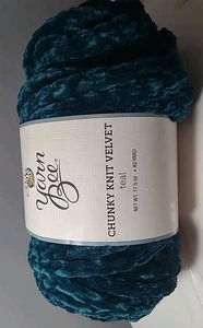 Garn Biene Grobstrick Samtgarn - #06 türkis - Polyester - Posten # 304267 - Bild 1 von 5