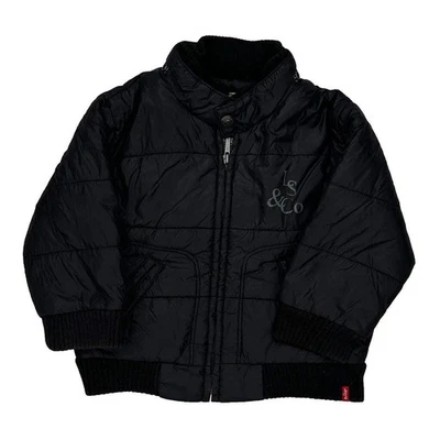 Age 18 Months Levis Puffer - 2XS Black Polyester - Image 1 of 4