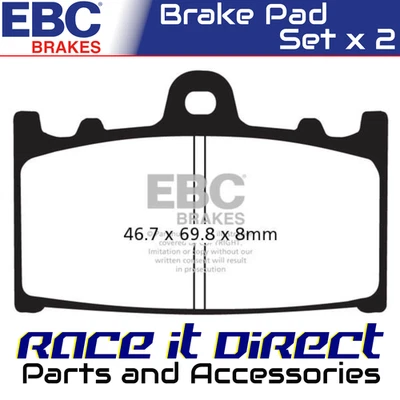 Pastillas de freno delanteras para Kawasaki Versys 1000 Tourer ABS 2016-2018 HH EBC Foto 1 de 4