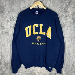 Vintage UCLA Russell Athletic Navy Blue Crewneck Sweatshirt Size XL - Picture 1 of 6