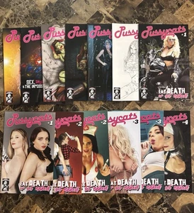 13 (Lot) Pussycats # 1-4 Comic 2015 E-Comix Eat Death The Impossible The End NM - Bild 1 von 14