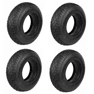 4x Reifen + Schlauch 4.80/4.00-8 Bollerwagen Gartenhänger Sackkarre Schubkarre - Bild 1 von 4