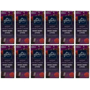 Glade Touch & Fresh Minispray Merry Berry & Wine 12 X 10ml Refill Pack Scent - Picture 1 of 4