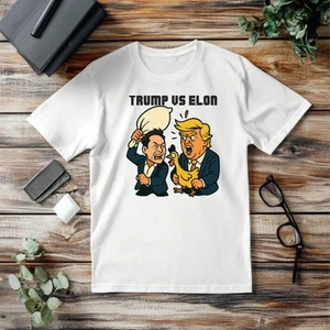 Trump vs Musk Political TShirt, Billion Dollar Fight, Lustiges Meme T-Shirt, Unisex T-Shirt - Bild 1 von 15
