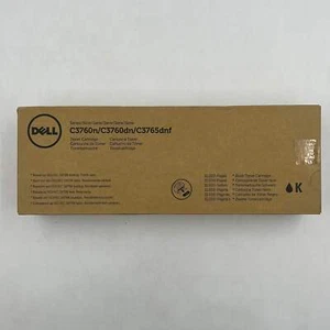 New Dell C3760N Black Toner Cartridge - Picture 1 of 4