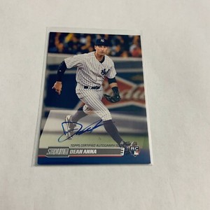 F80631  2014 Stadium Club Autographs #SCADA Dean Anna yankees 