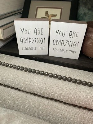 2 “You Are Amazing, Remember That” Friendship Gift/plaque - Image 1 of 3