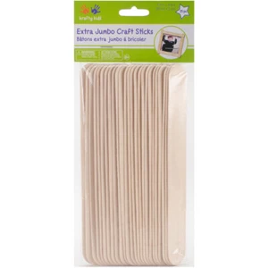 Extra Jumbo Craft Sticks natürlich 7,9" 25/Stück - Bild 1 von 3