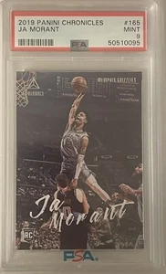 2019-20 CHRONICLES JA MORANT RC PSA 9 #165 LUMINANCE MEMPHIS GRIZZLIES - Bild 1 von 2