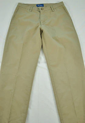 Hombre Lee Pantalón Talla 30x32 Beige Caqui Calce Clásico Cuatro Bolsillos Cremallera Frontal Foto 1 de 4